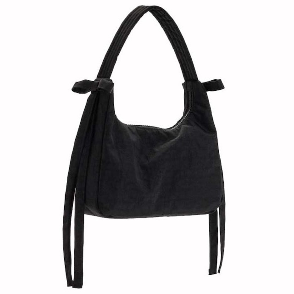 Sandy Liang x BAGGU Mini Bow Bag in Black - worn twice no tags